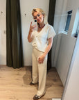 Corel beige Carmelia pants