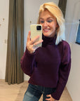 Penn and Ink col jumper aubergine