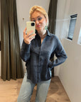Corel Zwart Maxime blouse Is tencel luxe