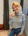 Penn and Ink Sweater stripe