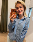 Penn and Ink blouse gestreept