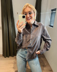 Corel bruine Maxime blouse Is Tencel Luxe