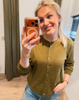 Indi & Cold organic cotton vest khaki