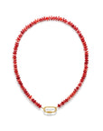 Le Veer Riviera Red Necklace