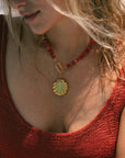 Le Veer Golden Scallop Charm