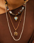 Le Veer Brown Toffee ketting