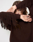 Dante 6 Siega cut out Fringe sweater