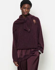Dante 6 Skai knitted triangular scarf