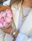 Le Veer Pearl Petal Bracelet