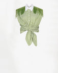 Dante 6 Rhobin sleeveless fringe detail shirt