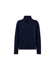 Mos Mosh Blauw Aima Cashmere Highneck knit