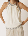 Indi & Cold top bordado