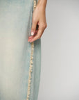 Dante 6 Brave fringed barrel leg jeans