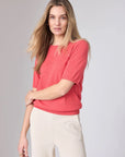 Corel Koraal Feline top km knitwear