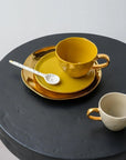 Urban Nature Culture gold breakfast plate