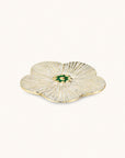 Doing Goods Faye Flower Plate White medium