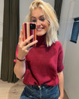 Aimee The Label Ginger sweater burgundy