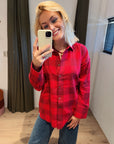 Penn and Ink blouse rood