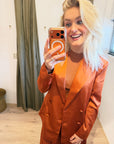 Dante 6 Sevigny relaxed satin blazer