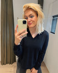 Indi & Cold basic zwart shirt