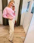 Samsoe Samsoe Saharper jeans belt soft natural