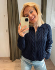 Indi & Cold blauw kabelvest