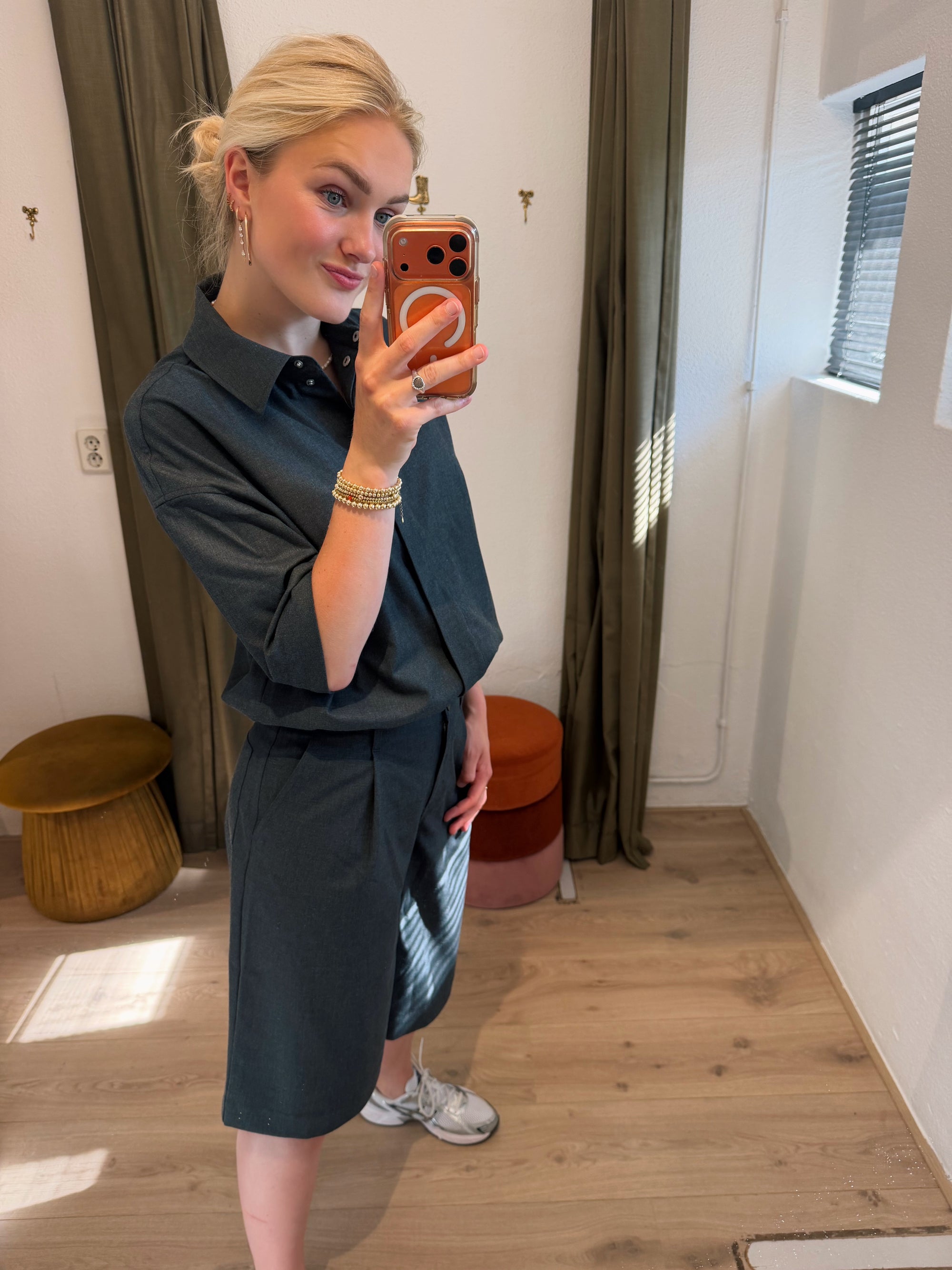 Samsoe Samsoe Saharper pleat shorts