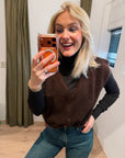 TWNS Castlerock Cardigan Chocolate