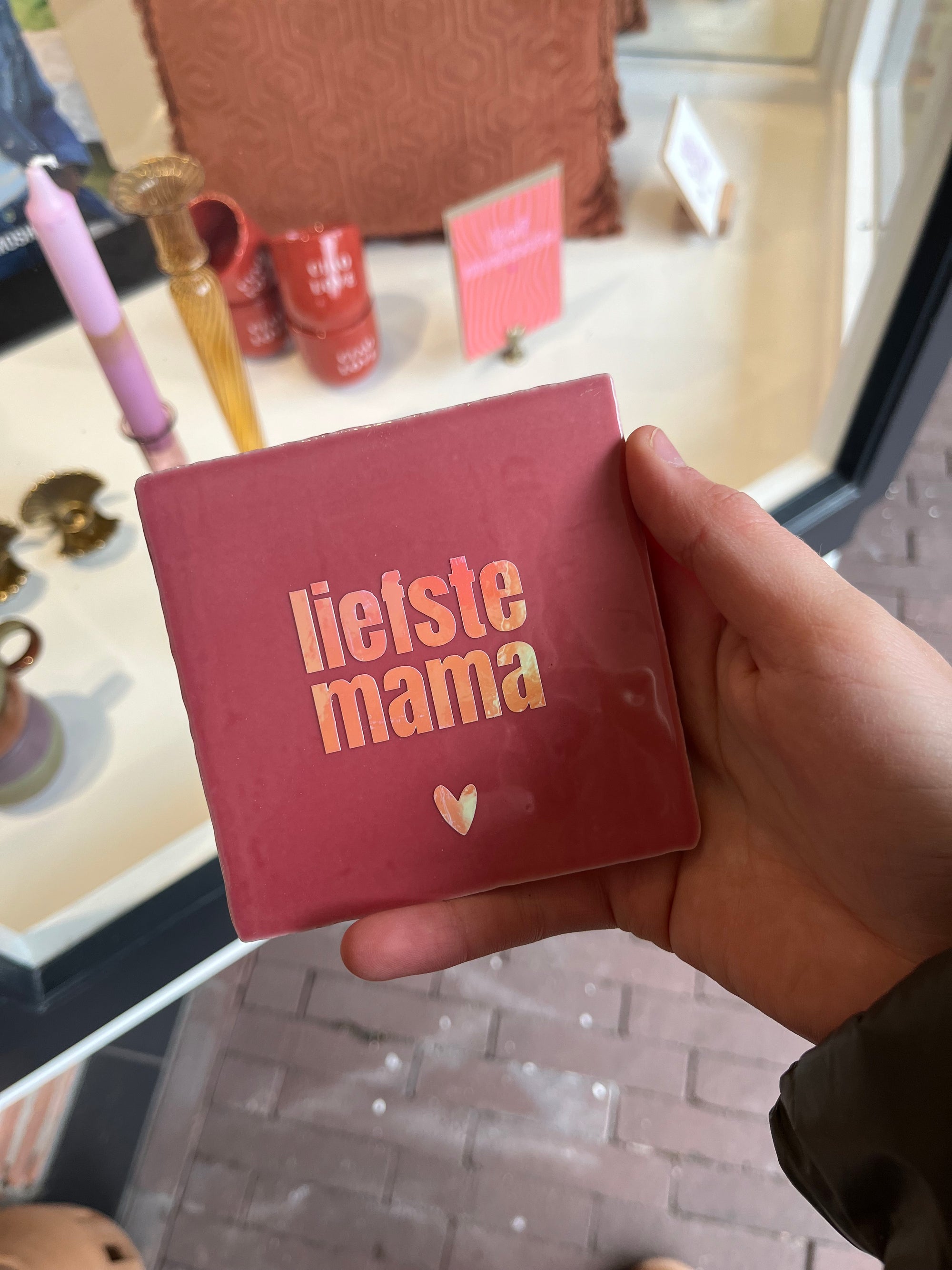 Tegeltje Liefste mama