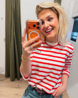 Penn and Ink longsleeve stripe print