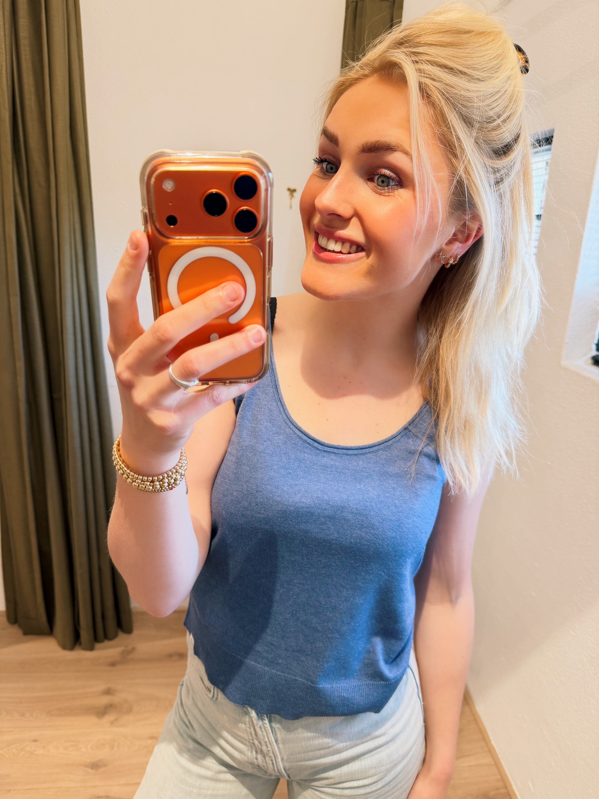 Penn and Ink top blauw