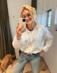 Penn and Ink witte blouse korter