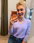 Mos Mosh Mape Sophia V-neck knit