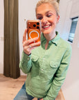 Mos Mosh Enna Linen Pocket blouse
