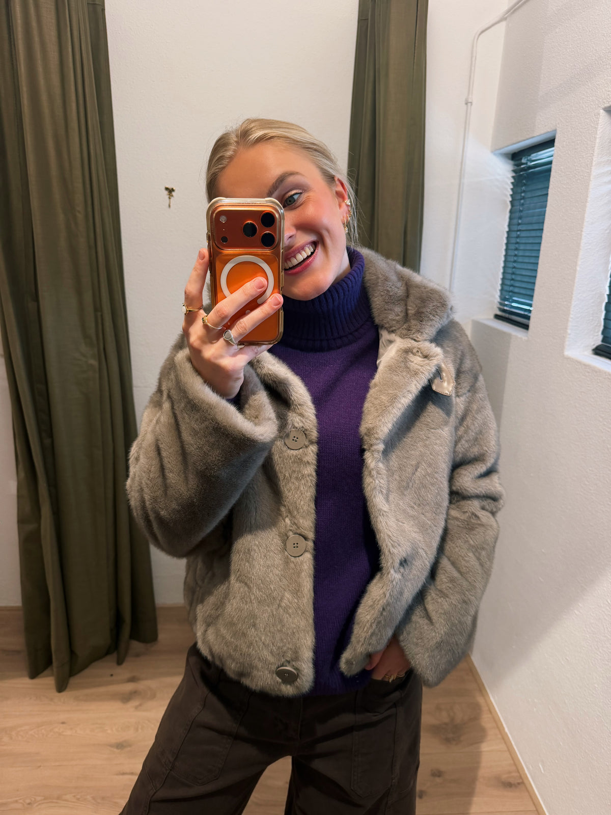 Mos Mosh Hilda Faux Fur jacket