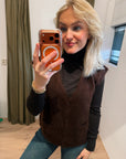 TWNS Castlerock Cardigan Chocolate