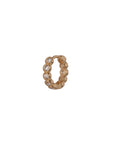 Bobby Rose Swarovski clip white