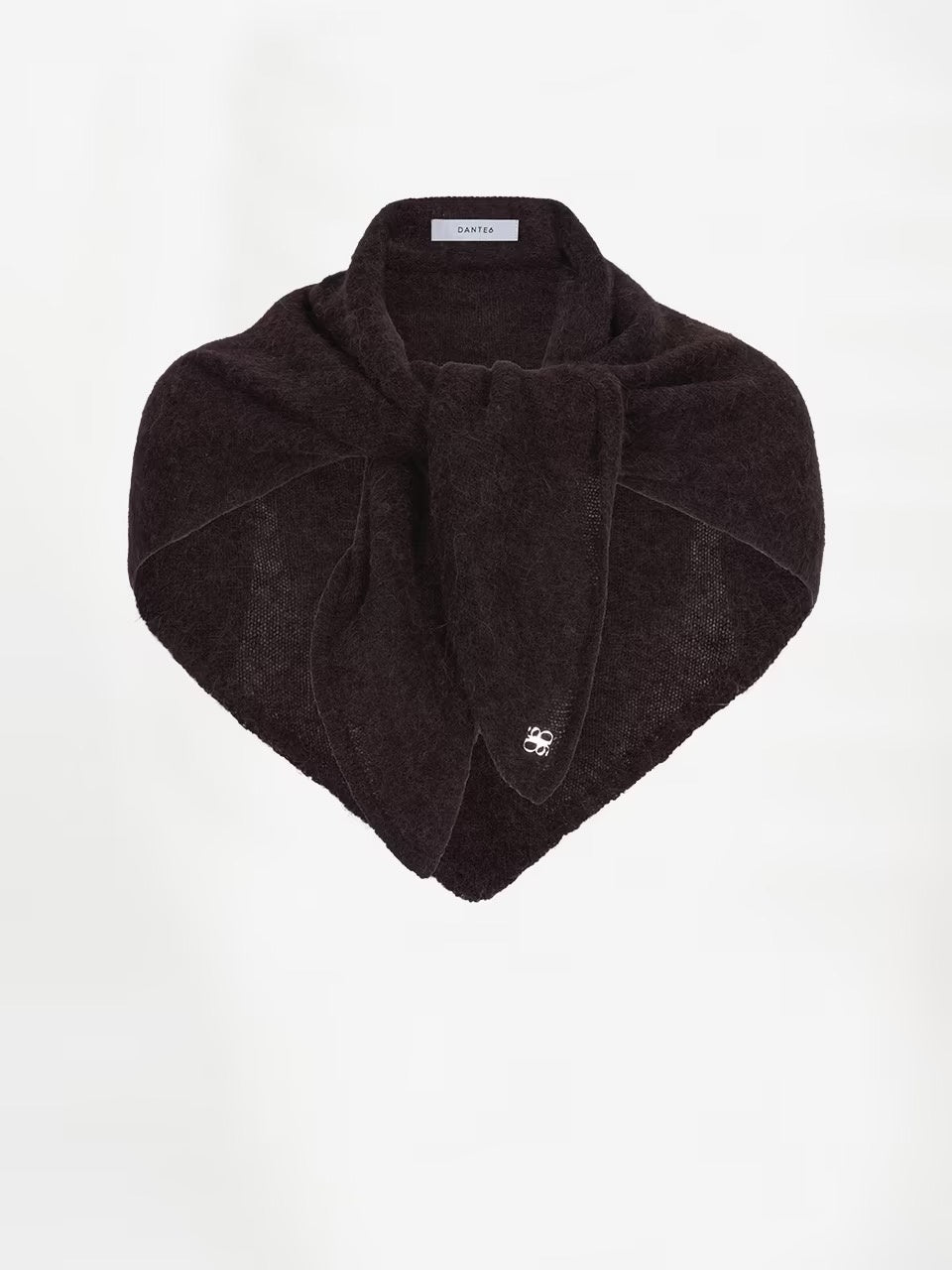 Dante 6 Skai knitted triangular scarf