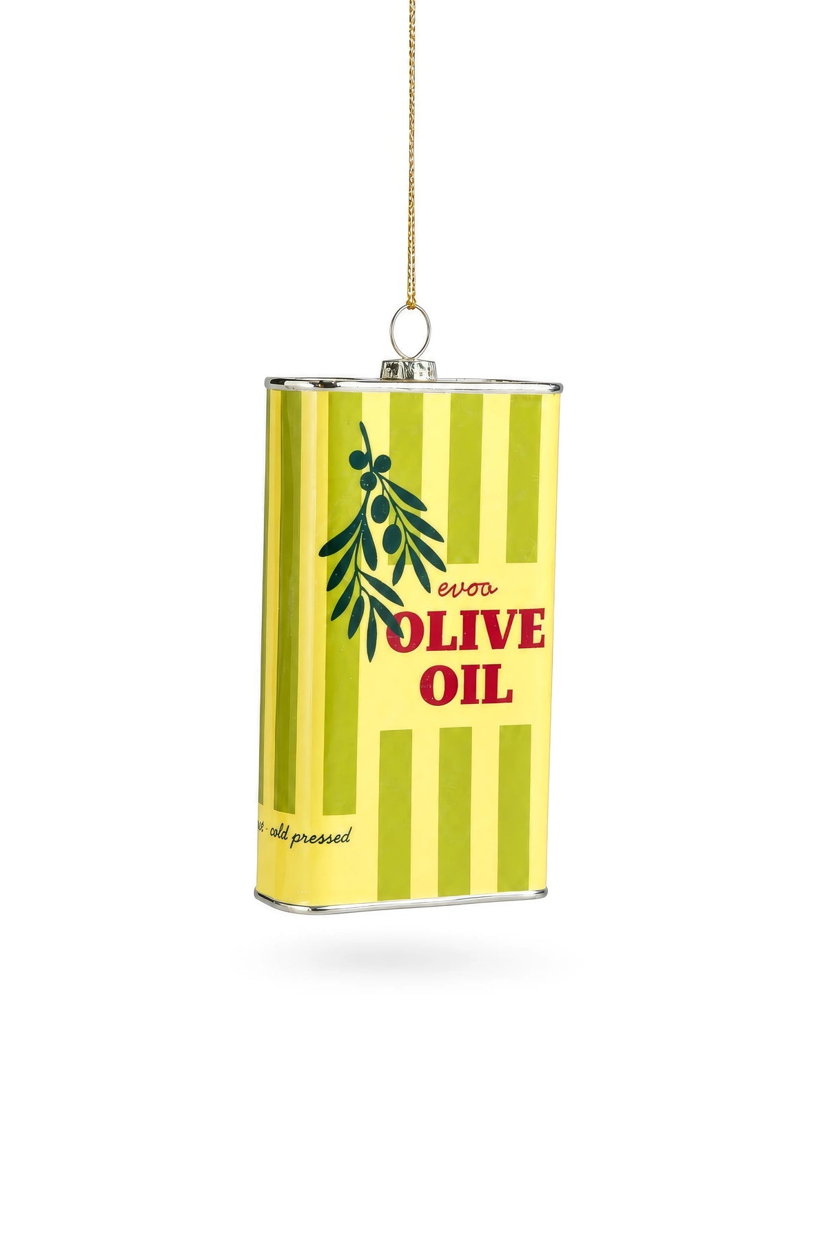 YUP IN DE BOOM Blik olijfolie kerstornament