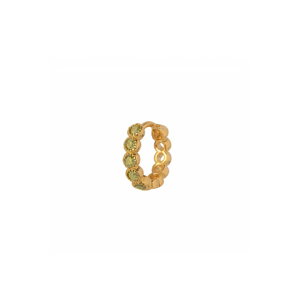 Bobby Rose Swarovski clip green