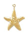 Le Veer Oversized golden seastar bedel