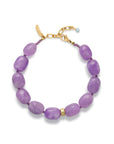 Le Veer Lilac stone armband