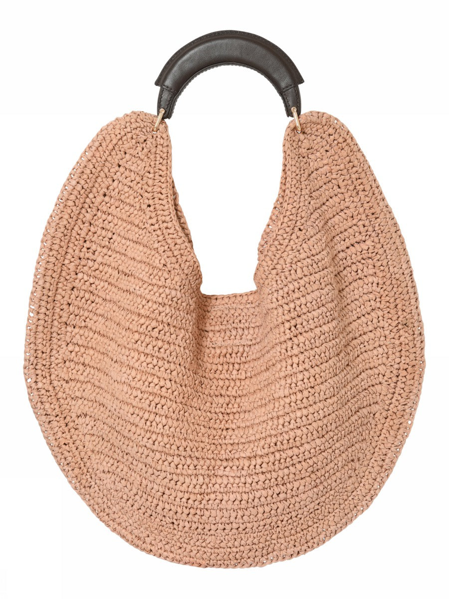 Gustav Felice raffia bag