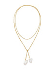 Le Veer Twin Pearl ketting