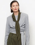 Dante 6 Pinstripe printed scarf