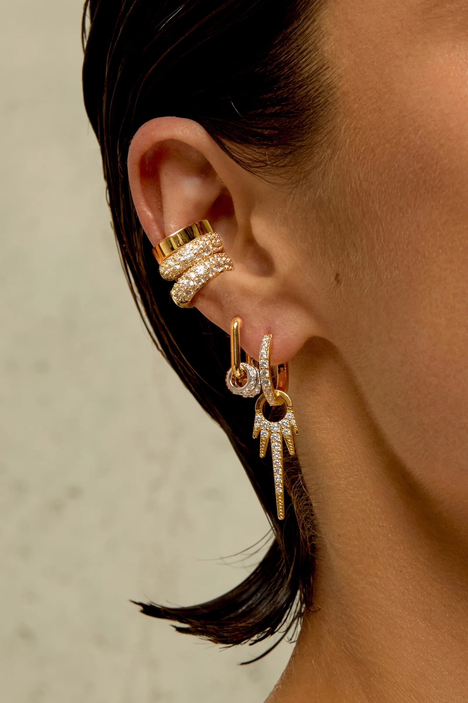 MYA-BAY Champagne earcuff