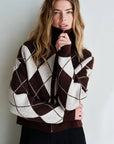 Penn and Ink cardigan ruit