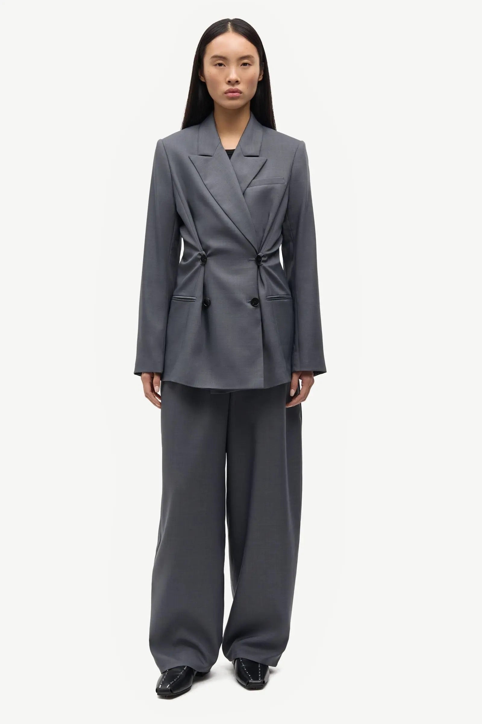 Samsoe Samsoe Saharper pleat trousers