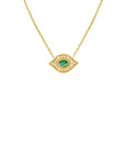 MYA-BAY Green Majestic Eye ketting