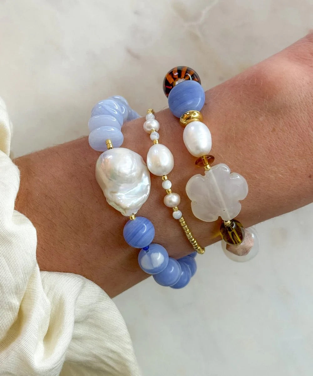 Le Veer Cloud Stone armband